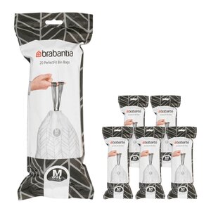 Brabantia PerfectFit avfallsposer 60L 120-pack kode M hvit