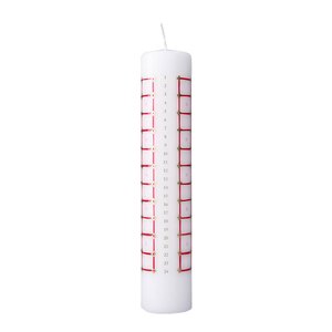 Bjørn Wiinblad Eva kalenderlys 2026 25 cm rød