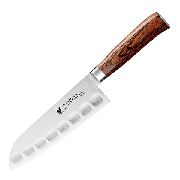 Tamahagane San santokukniv olivenslipt 17,5 cm