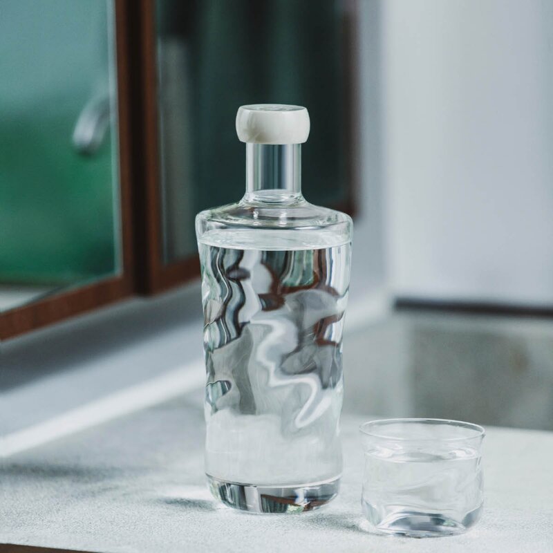 Paveau Swirl tumbler glass small 24 cl 2 stk Mist