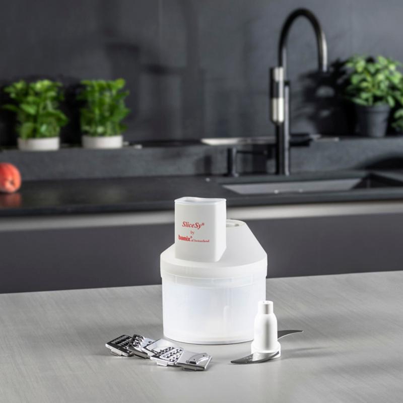 Bamix SliceSy tilbehør til stavmikser lysegrå