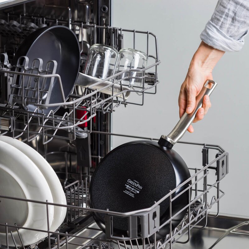 GreenPan Evolution keramisk stekepanne 24 cm svart