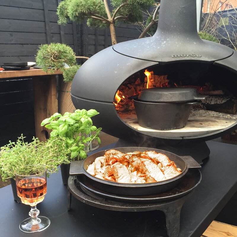 Morsø Forno utepeis støpejern