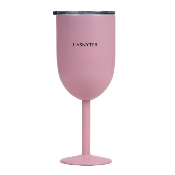 Pictureit – Vinglass termo LIVSNYTER 35 cl lys rosa