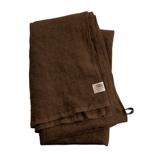 Lovley Linen Lovely Hamam badehåndkle lin 90x145 cm Chocolate