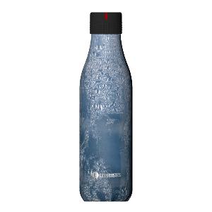 Les Artistes Bottle Up Design termoflaske 0,5L grå/blå
