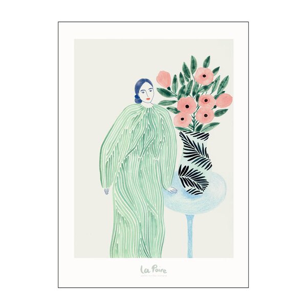 Poster & Frame – La Poire poster 50×70 cm poppy pause