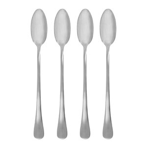 House Doctor Brush lang skje 19,5 cm 4 stk silver finish