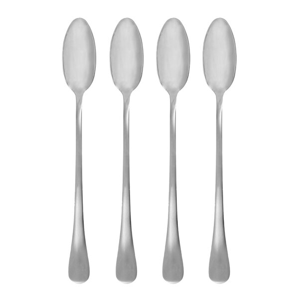 House Doctor Brush lang skje 19,5 cm 4 stk silver finish