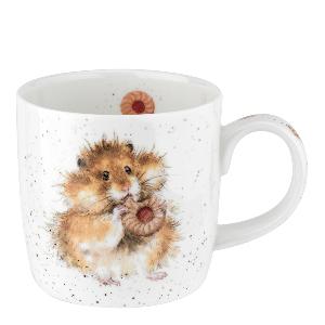 Wrendale Design Kopp Diet Starts Tomorrow Hamster 31 cl