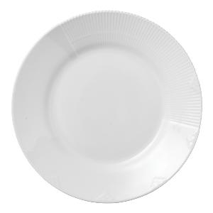 Royal Copenhagen White Elements tallerken flat 28 cm
