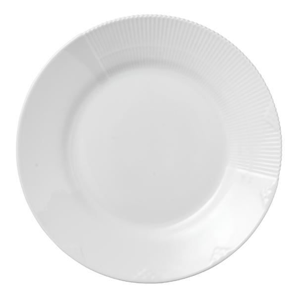 Royal Copenhagen White Elements tallerken flat 28 cm