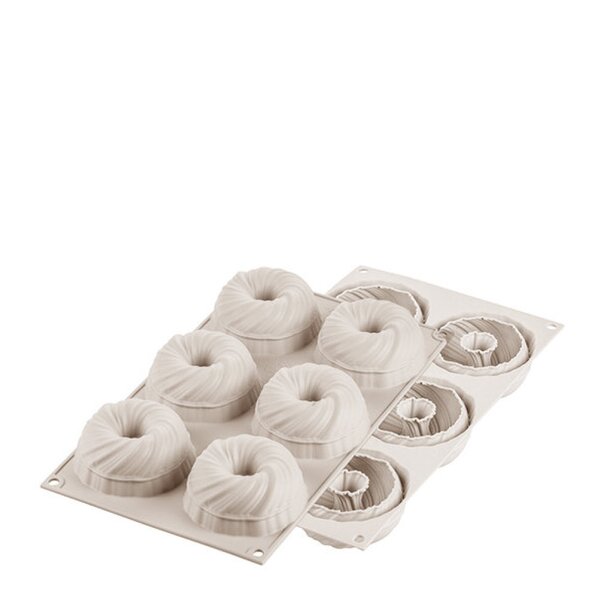 Silikomart Silikonform mini Intreccio 6 stk 7,5x3,5 cm