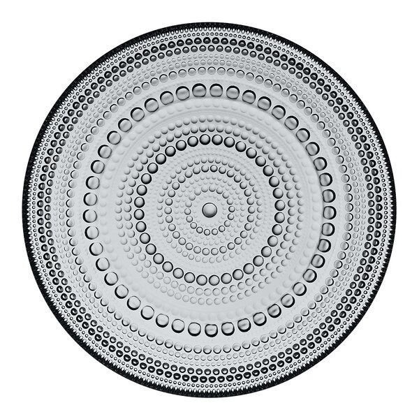 iittala Kastehelmi tallerken 17 cm grå