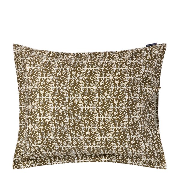 Lexington Putetrekk 50x70 cm bomullssateng ornament olive/white