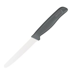 Zyliss Bølget tomatkniv 11 cm grå