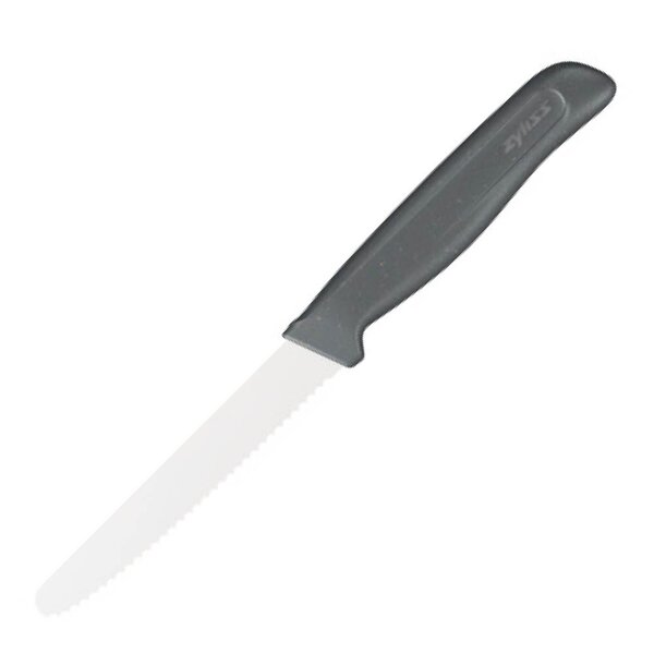 Zyliss - Bølget tomatkniv 11 cm grå