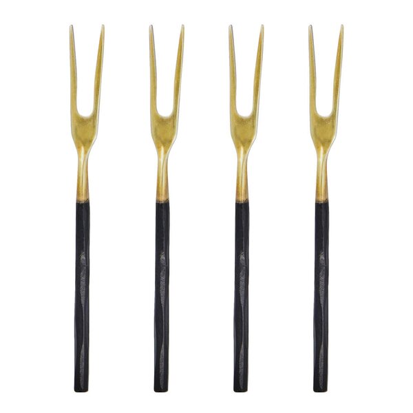 House Doctor Gaffelsett 12 cm 4 stk antikkmessing