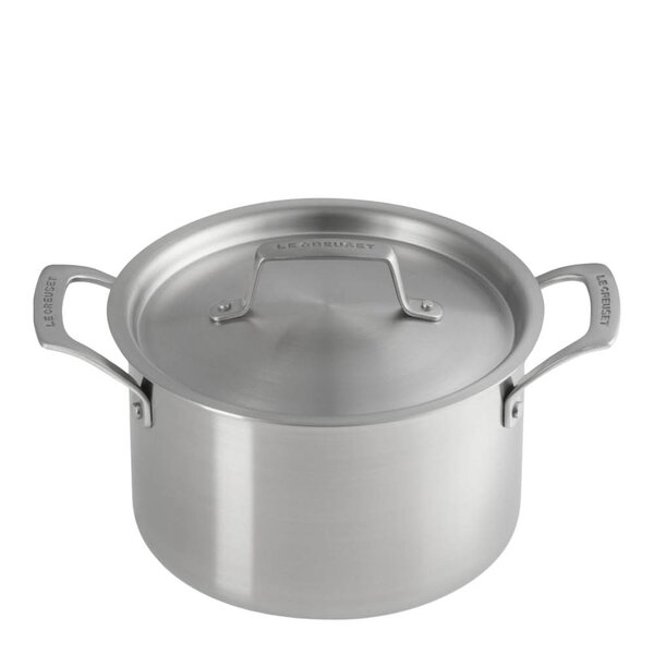 Le Creuset Essential 3-Ply dyp gryte 20 cm 4L m/lokk