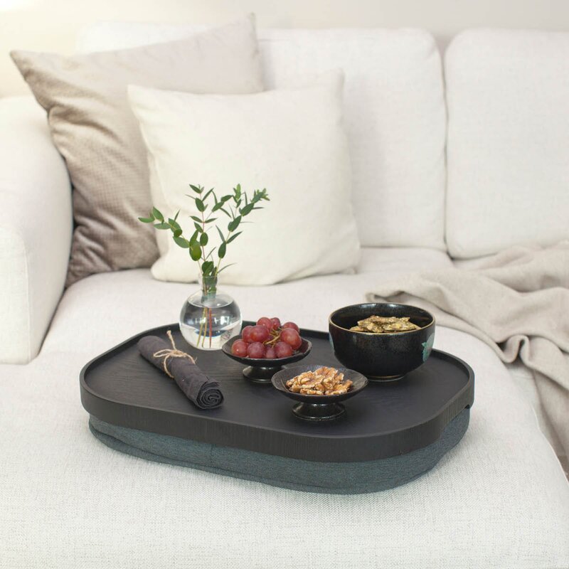 Bosign CurveLine knebrett anti-slip 47x34 cm svart/grå