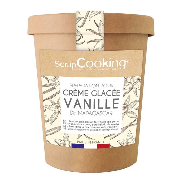 ScrapCooking Iskremmix 145 g vanilje hvit