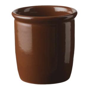 Knabstrup Keramik Syltekrukke 0,5L brun