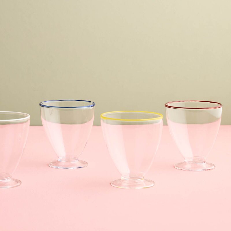 Aida - Life in colour Art dessertglass 25 cl chili