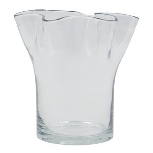 House Doctor Plis vase 17 cm klar