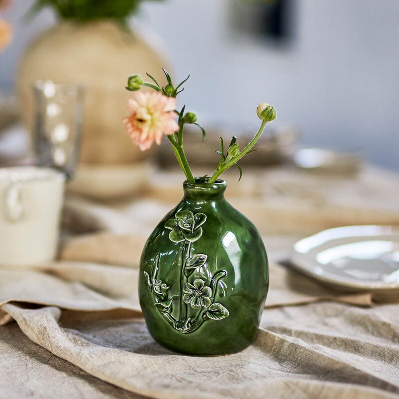 Creative Collection Ramia vase 13,5 cm grønn