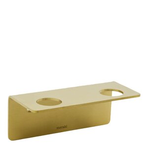 Meraki Såpepumpeholder 2 hull børstet messing