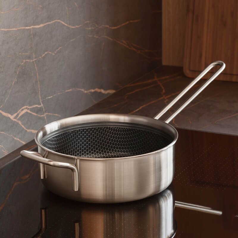 Eva Trio Mosaic sautépanne 24 cm keramisk Slip-Let-belegg