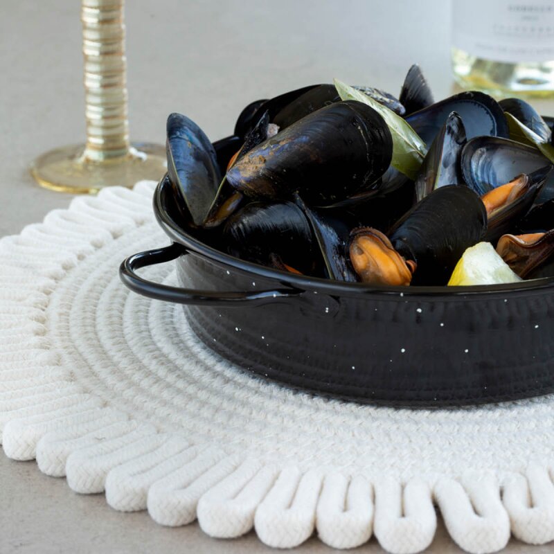 Vaello Emaljert ildfast form 24 cm svart