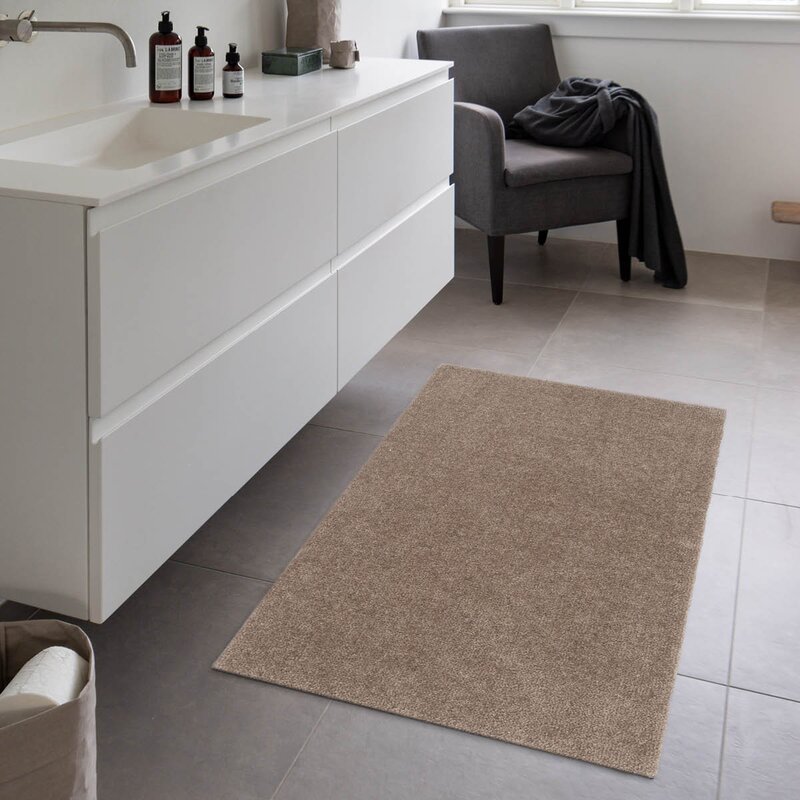 Tica Copenhagen Unicolor gulvmatte 130x90 cm sand/beige