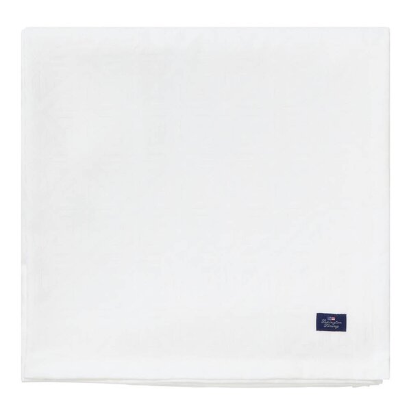 Lexington Bomullsduk jacquard 150x250 cm hvit