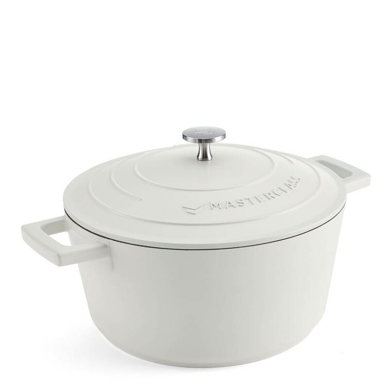 MasterClass Cast Aluminium gryte 4L kremfarget