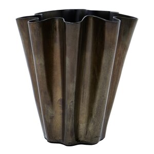 House Doctor Flood vase 12,5 cm antikk brun
