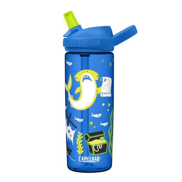 Camelbak – Eddy+ kids drikkeflaske 0,6L skattejakt hai