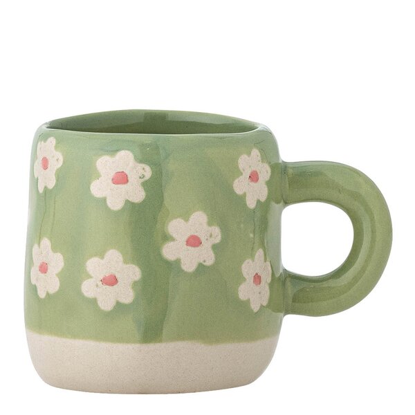 Bloomingville MINI Millie kopp 11 cl blomst grønn