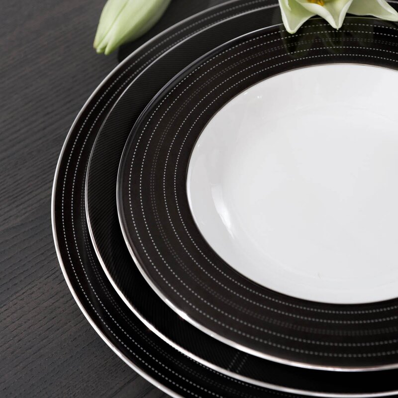 Magnor Lerk dyp tallerken 23 cm mørk 