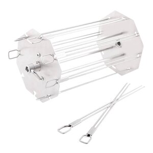 Broil King Grillspydholder rotisseri 31x18 cm rustfritt stål