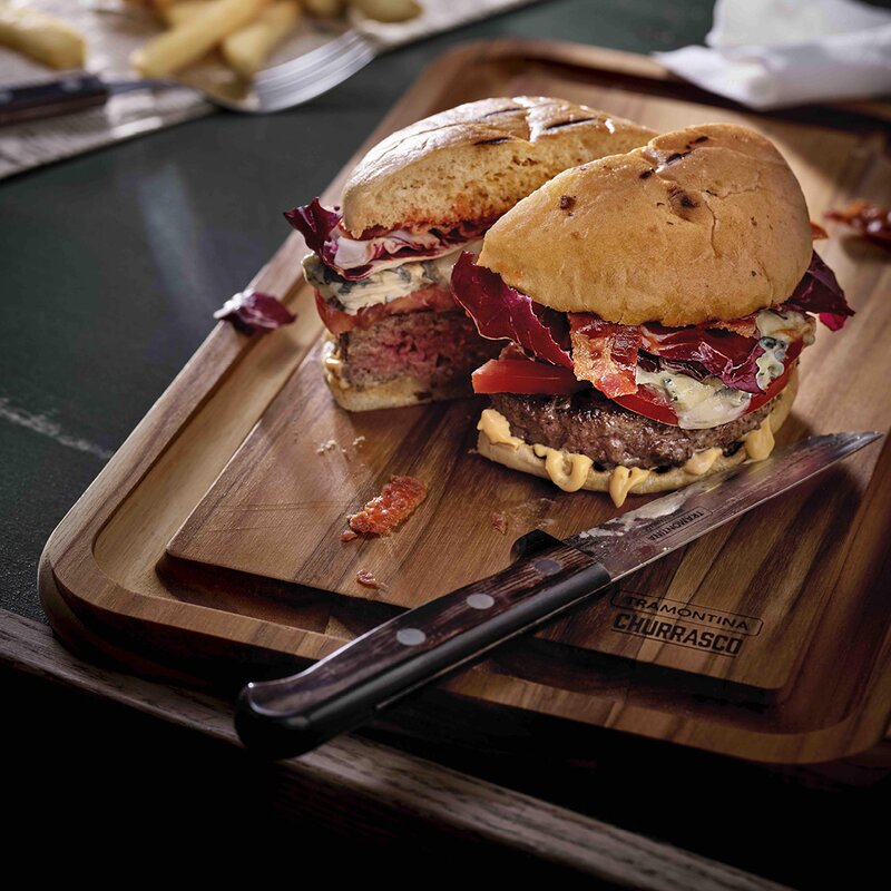 Tramontina Churrasco biffkniv jumbo 23 cm brun