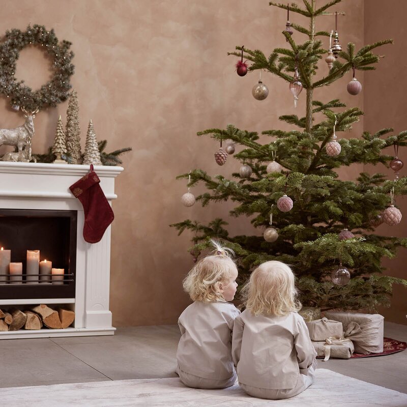 Lene Bjerre Vintia krans 55x10 cm grønn/hvit