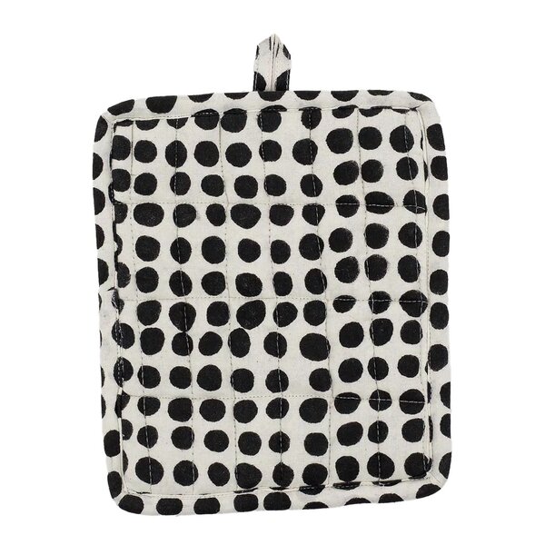 A World of Craft Dots gryteklut 17,5x21 cm hvit/svart