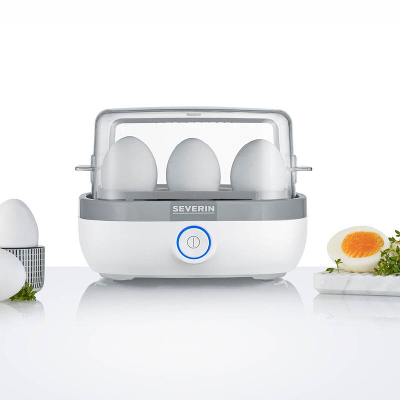 Severin Eggekoker EK3164  6 egg hvit