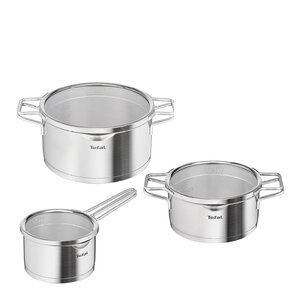 Tefal Nordica grytesett 6 deler 1,5L/3L/5,2L rustfritt stål