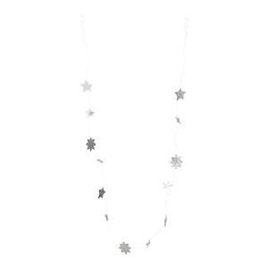 House Doctor Stars girlander 200 cm sølv