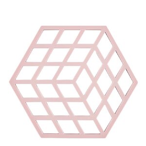 Zone Denmark Cube bordskåner 16x14 cm rose