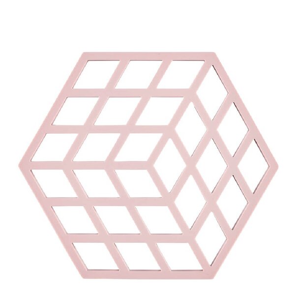 Zone Denmark Cube bordskåner 16x14 cm rose