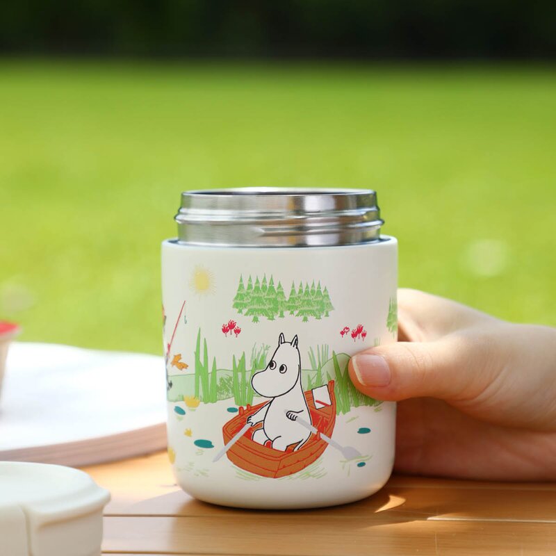 Moomin Mummi termokopp 32 cl ferie hvit