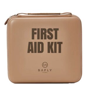 Safly Førstehjelpsskrin stor 30x28x8,5 cm sand